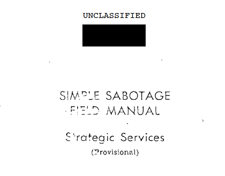 simple sabotage